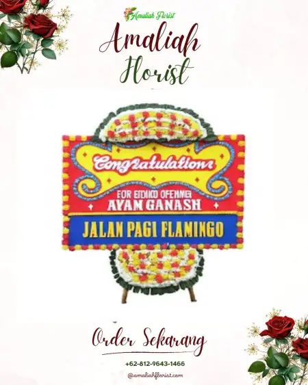 Sewa Papan Bunga Sokorini